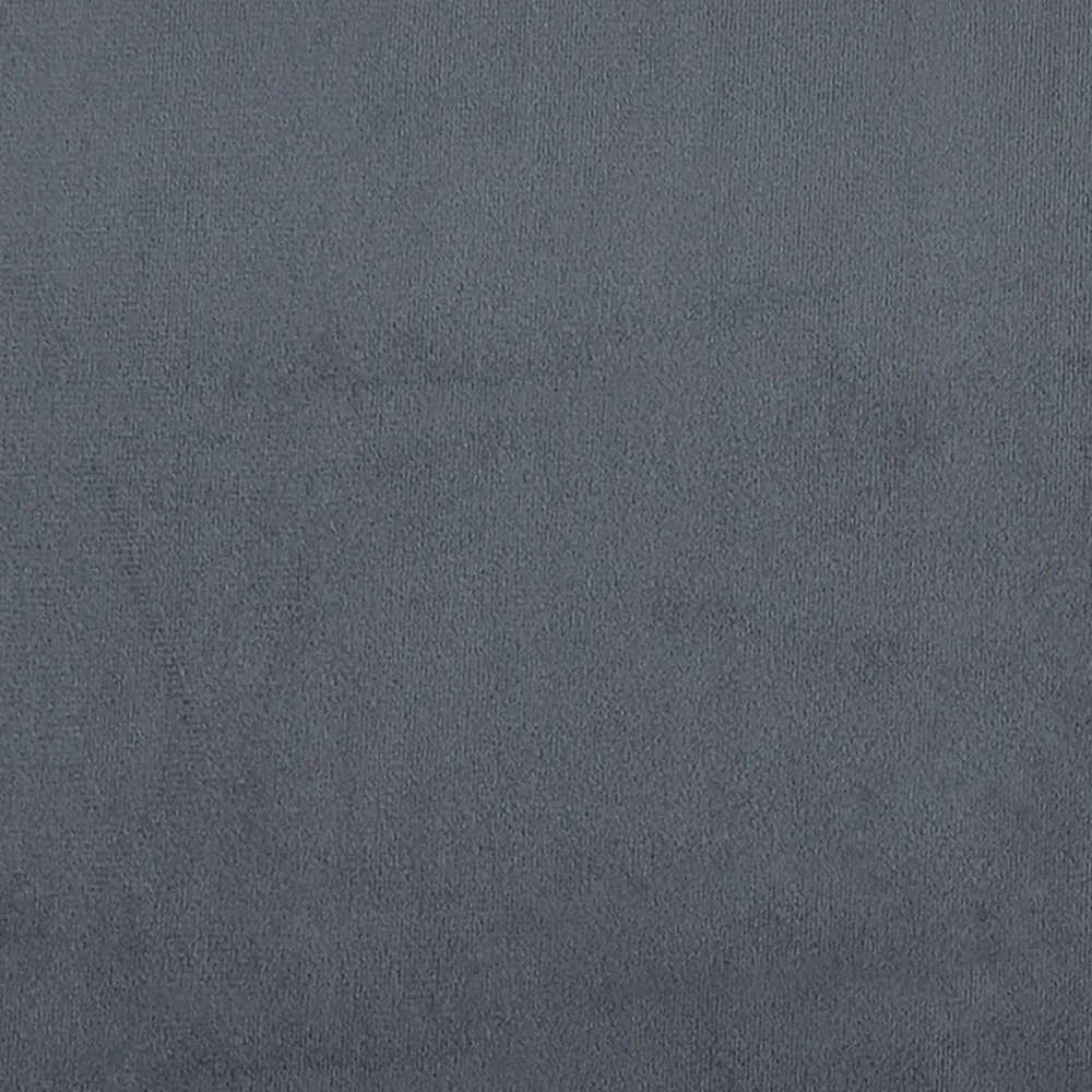 Kiemas lova su galvūgalio Tamsiai pilka 200 x 140 cm Aksomas