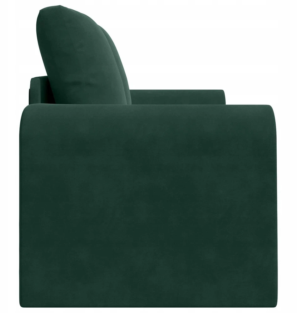 Sofa lova Tamsiai žalia 148 x 71 x 83 cm Aksomas