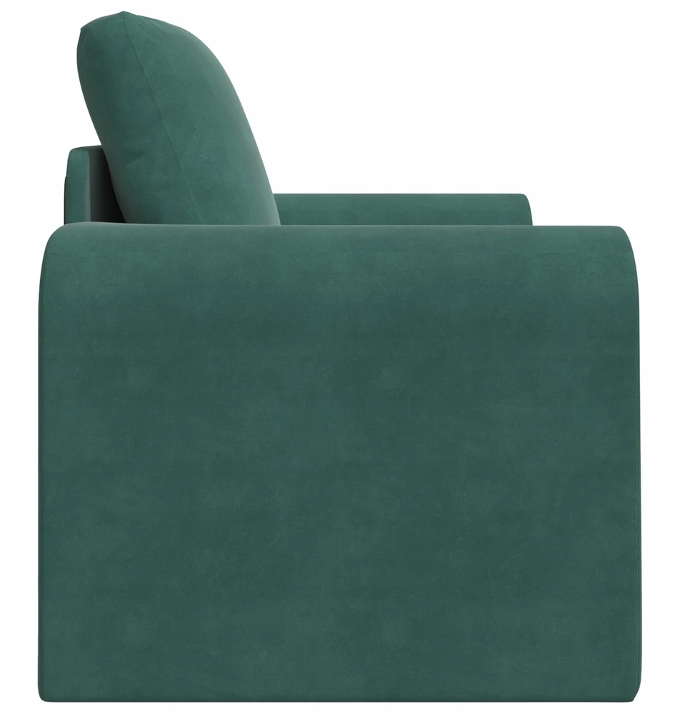 Sofa lova Tamsiai žalia 98 x 71 x 83 cm Aksomas