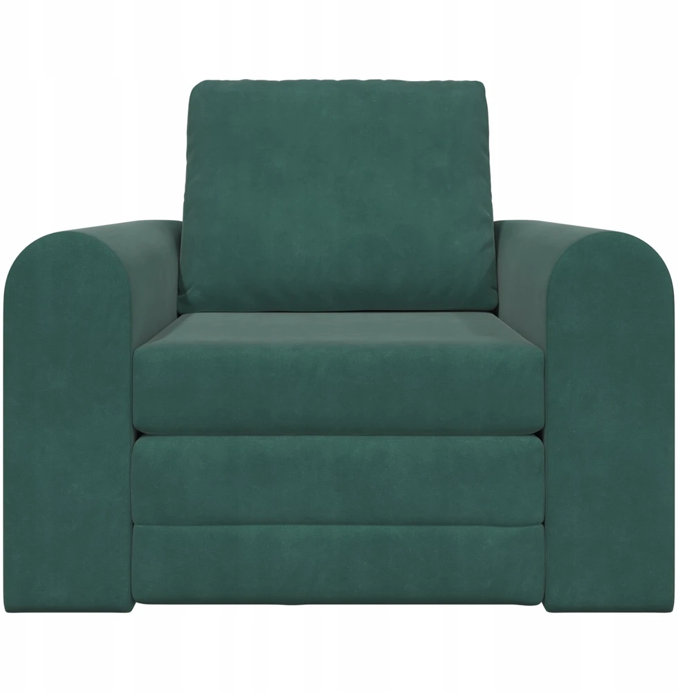 Sofa lova Tamsiai žalia 98 x 71 x 83 cm Aksomas