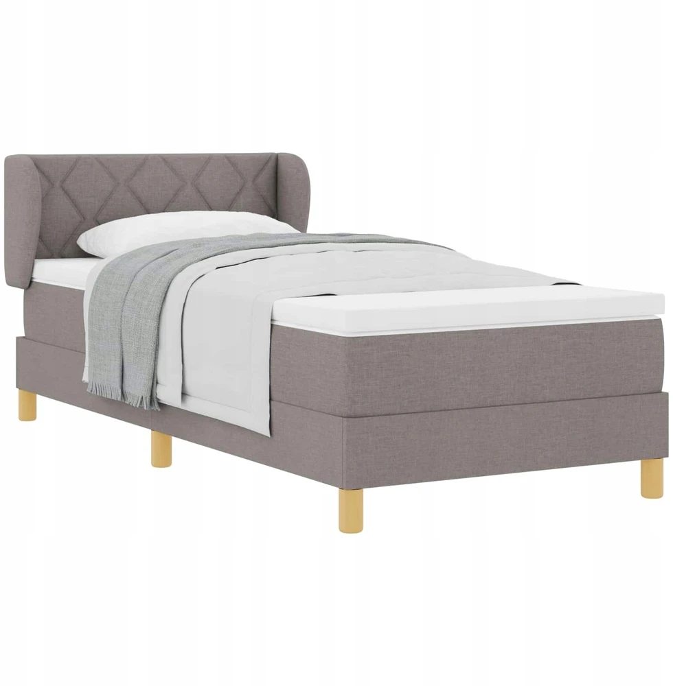 Kiemas lova su galvūgalio Tortora 90 x 200 cm audinys