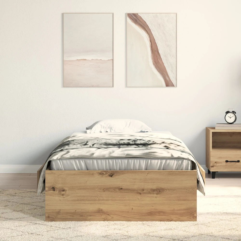 Lovos rėmas Amatininkų ąžuolas 90 x 190 cm Apdirbta mediena