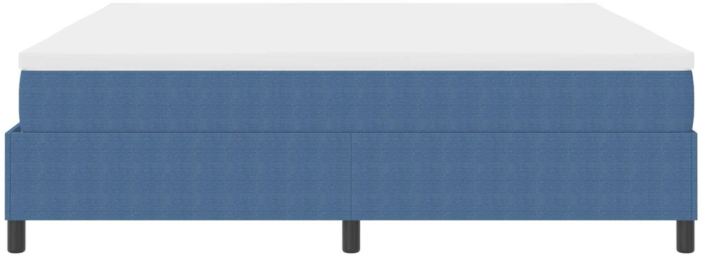 Kiemas lova Mėlyna ir balta 200 x 200 cm Kordūrinis audinys