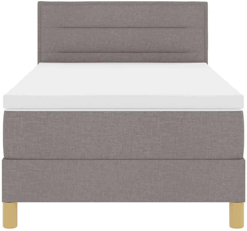 Kiemas lova su pagalve Tortora 80 x 200 cm audinys
