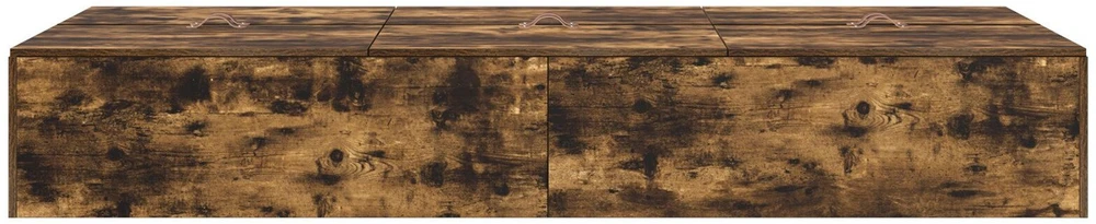 Lova su daiktų laikymo vieta Rūkyta ąžuolas 90 x 200 cm
