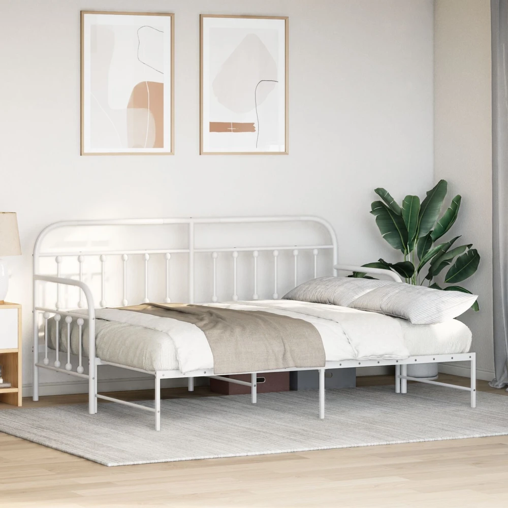Lova Dienos lovos rėmas Balta 75 x 190 cm