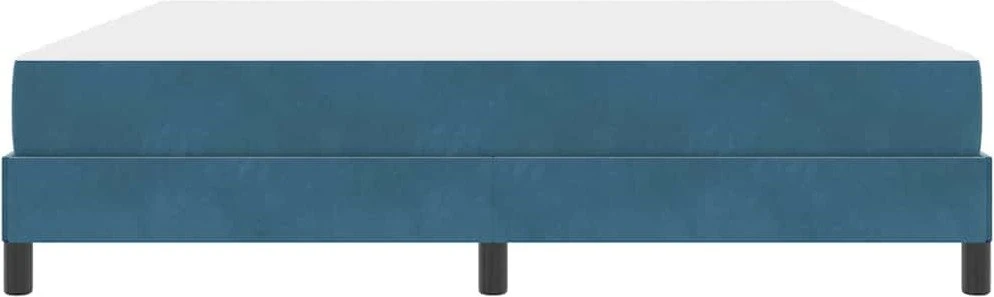 Kiemas lova su čiužiniu Tamsiai mėlyna 180 x 200 cm audinys
