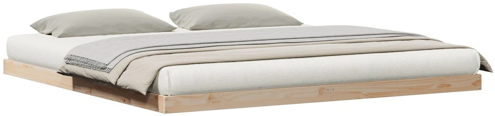 Lova Grindų lovos rėmas Natūrali 213,5 x 184 x 9 cm