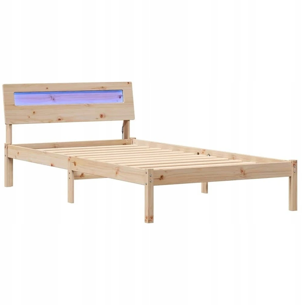 Lova Lovos rėmas Ruda 100 x 200 cm Kietos pušies mediena
