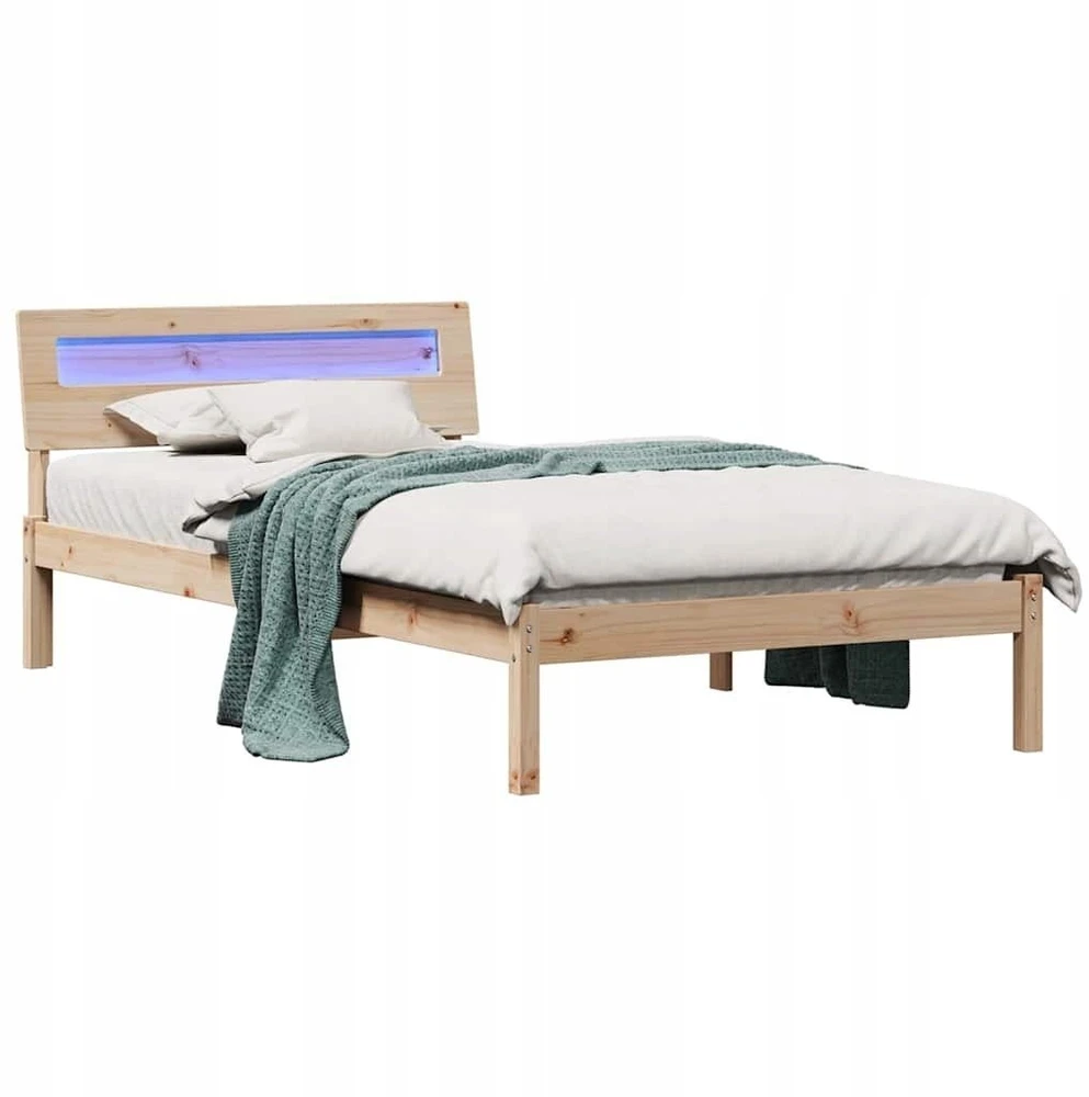 Lova Lovos rėmas Ruda 100 x 200 cm Kietos pušies mediena