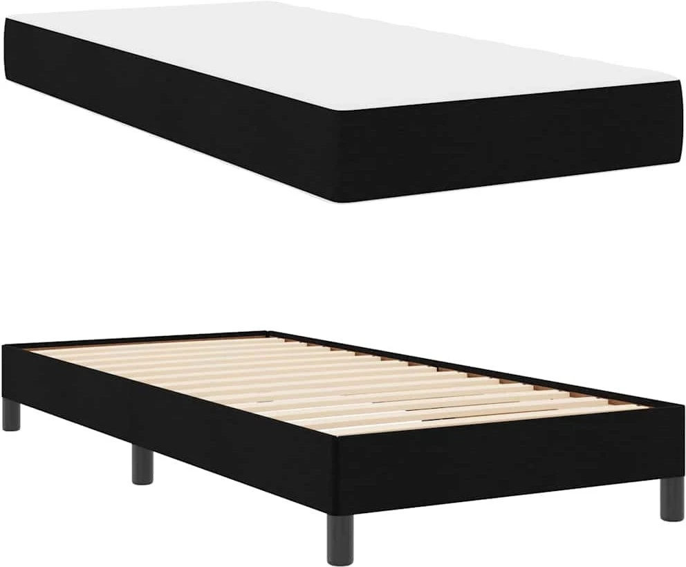 Kiemas lova Juoda 80 x 200 cm audinys