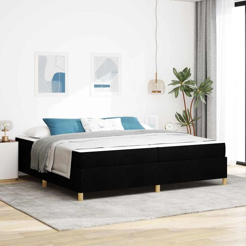 Lovos rėmas Juoda 200 x 200 cm audinys