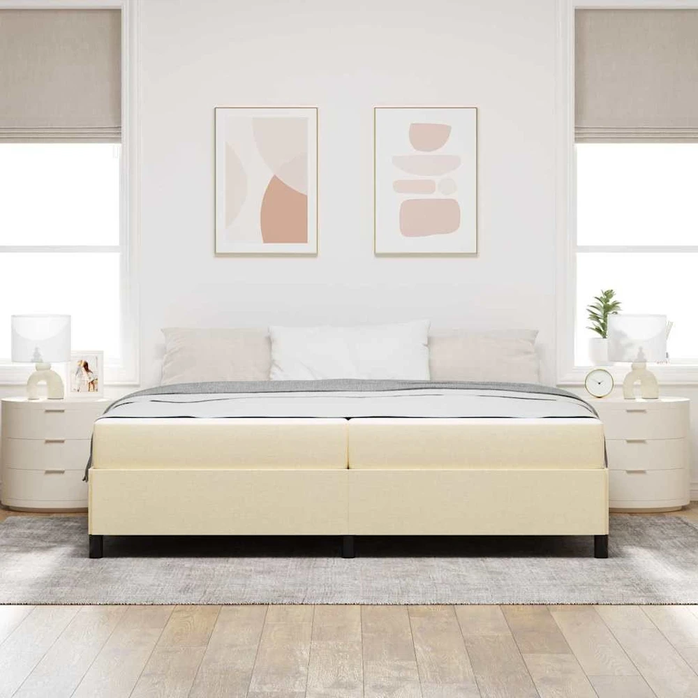 Kiemas lova Kreminė 200 x 200 cm audinys