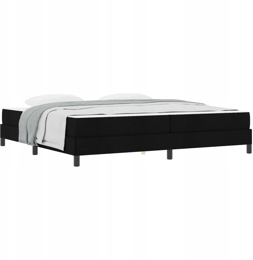 Kiemas lova Juoda 200 x 200 cm audinys