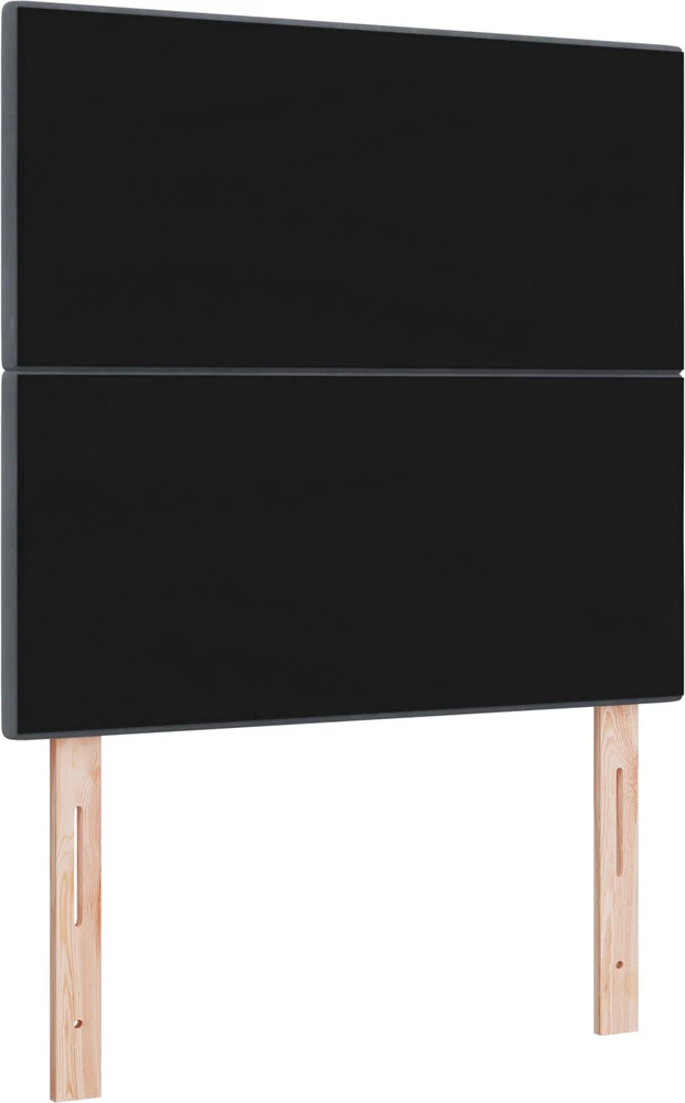 LED galvūgalis su LED juostelėmis Pilka 80 cm Aksomas