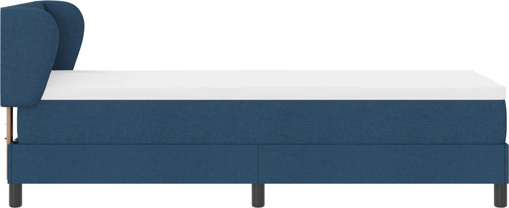 Kiemas lova su galvūgalio Mėlyna 80 x 200 cm audinys
