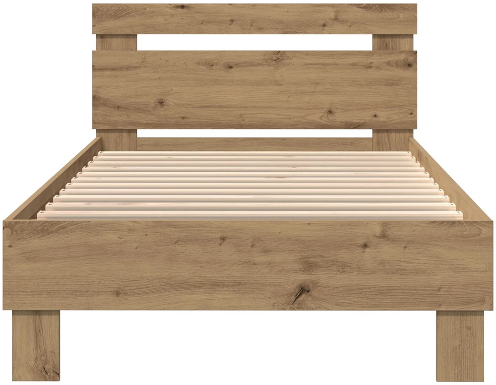 Lova Lovos rėmas Amatininkų ąžuolas 75 x 190 cm Apdirbta mediena