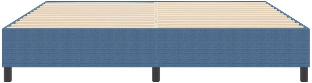 Platforminės lovos rėmas Mėlyna 200 x 200 cm Kordūrinis audinys
