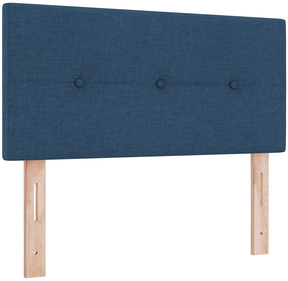Kiemas lova su pagalve su galvūgalio Mėlyna 90 x 200 cm audinys