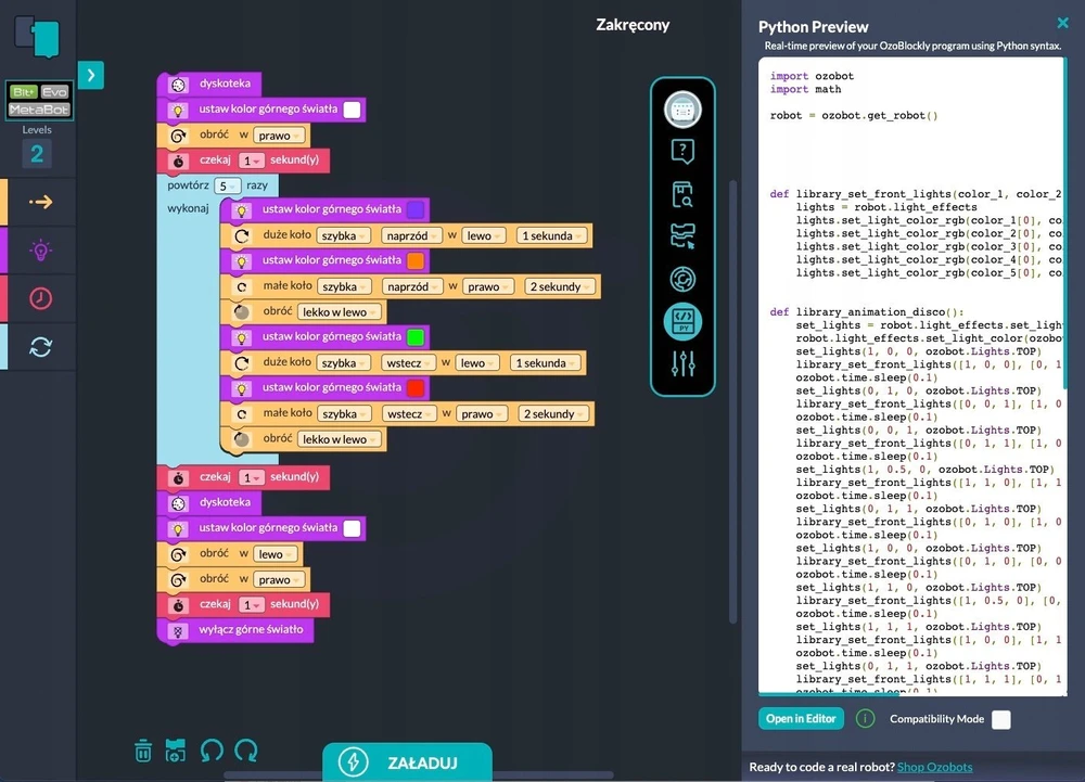 Ozobot Bit+ roboto įvedimo rinkinys