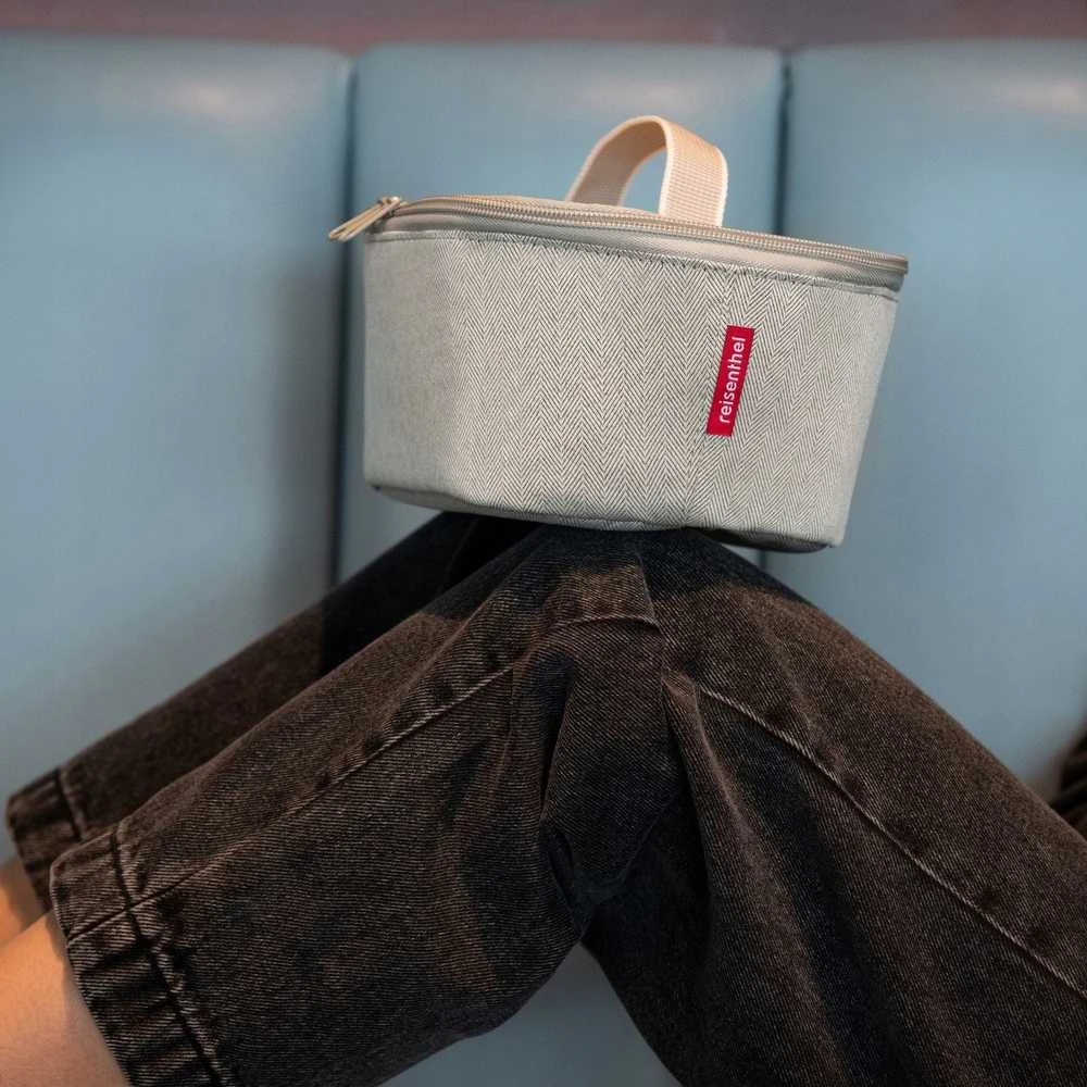 PACKiT Reisenthel Coolerbag M Pocket Herringb. Sand