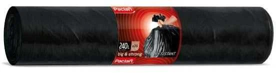 Šiukšlių maišai Paclan, 240 l, 20 vnt., 40MK