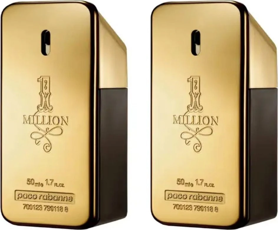 Set Duo Paco Rabanne 1 Million EDT tualetinis vanduo vyrams, 2 vnt., 50 ml