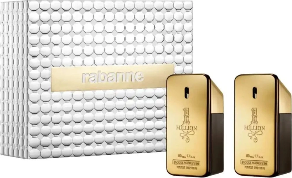 Set Duo Paco Rabanne 1 Million EDT tualetinis vanduo vyrams, 2 vnt., 50 ml