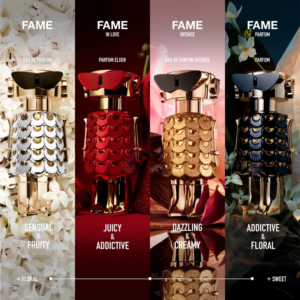 Paco Rabanne Rabanne Fame In Love Parfum Eliksyras PP kvepalai moterims, 50 ml