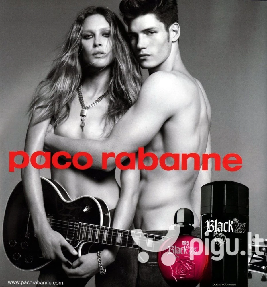 Paco Rabanne Juodas XS For Her kvepalai moterims 30ml