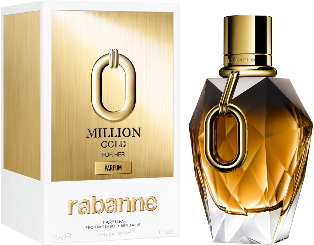 Paco Rabanne Rabanne Million Gold For Her Parfum Papildomas PP pildomi kvepalai moterims, 90 ml