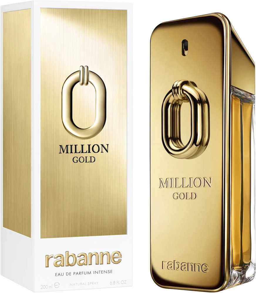 Paco Rabanne Million Gold EDP parfumuotas vanduo vyrams, 200 ml