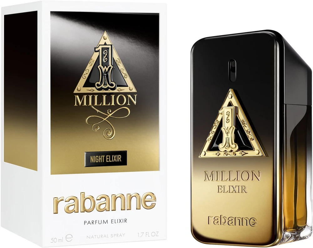 Paco Rabanne Rabanne 1 Million Night Eliksyras Parfum Eliksyras PP kvepalai vyrams, 50 ml