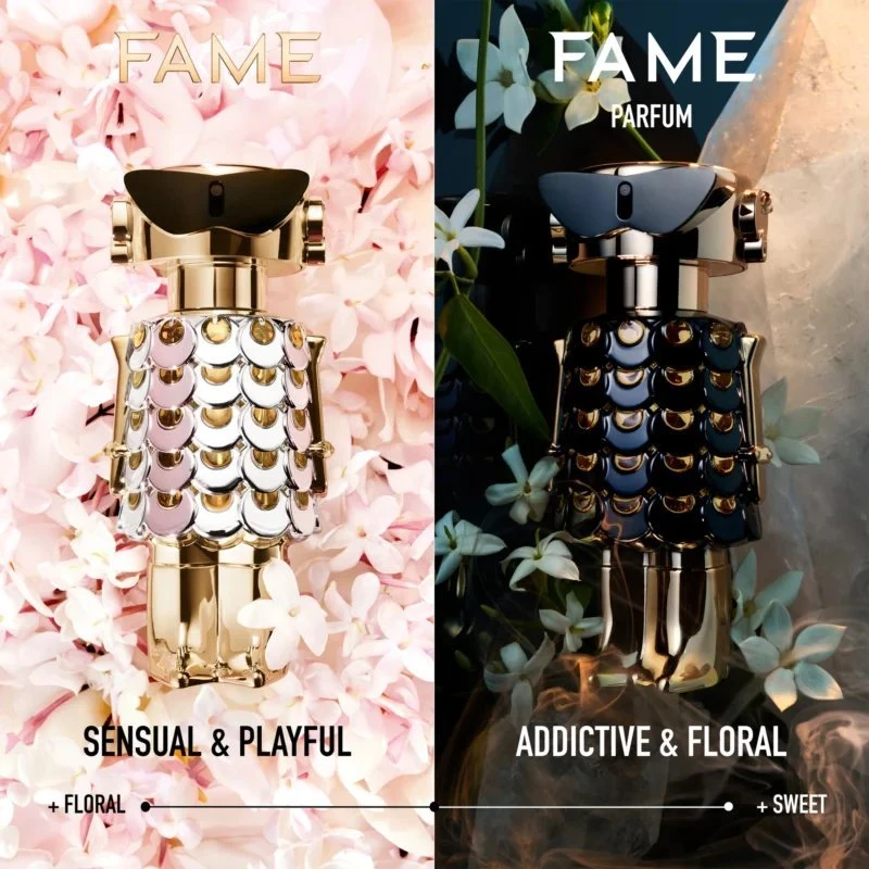 Kvepalai su papildymo funkcija Paco Rabanne Fame Parfum Eau De Perfume Purškiklis 80ml