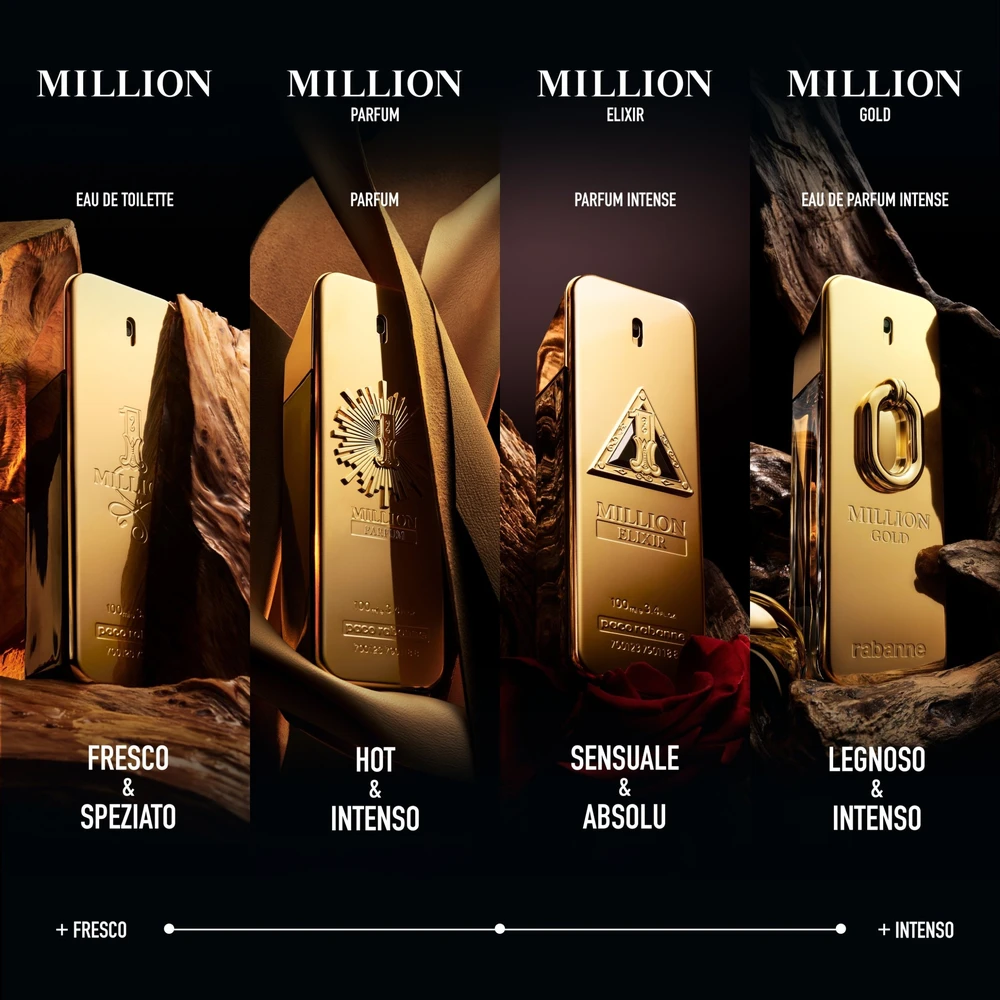 Kvepalai vyrams Paco Rabanne Million Gold EDP, 100 ml