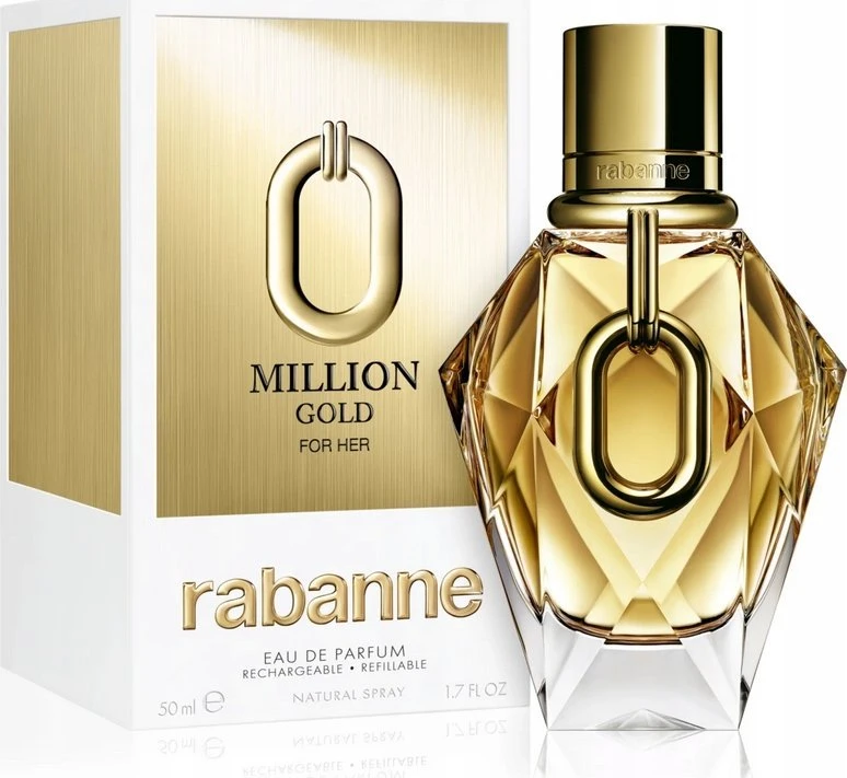 Kvepalai moterims Rabanne Million Gold For Her, EDP 50 ml