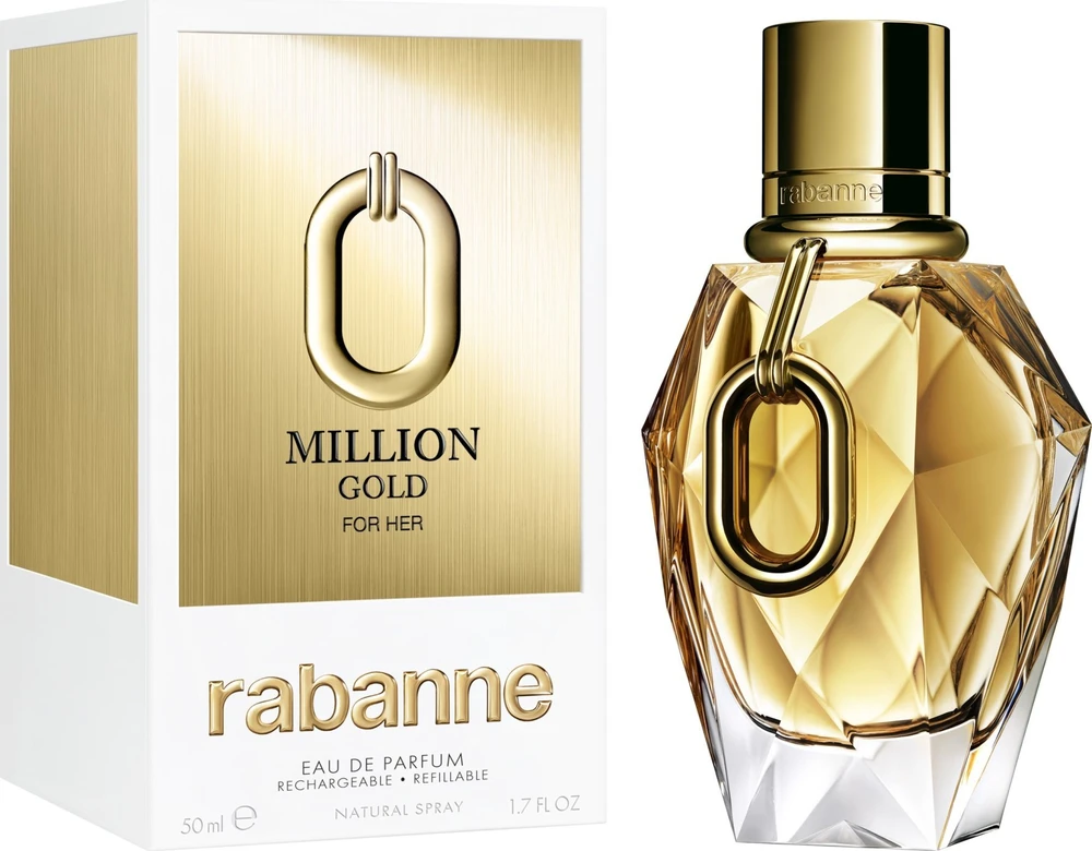 Kvepalai moterims Rabanne Million Gold For Her, EDP 50 ml