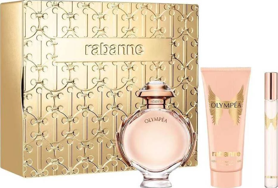 Paco Rabanne Olympea Eau De Parfum Purškiklis 80ml Set 3 Pieces