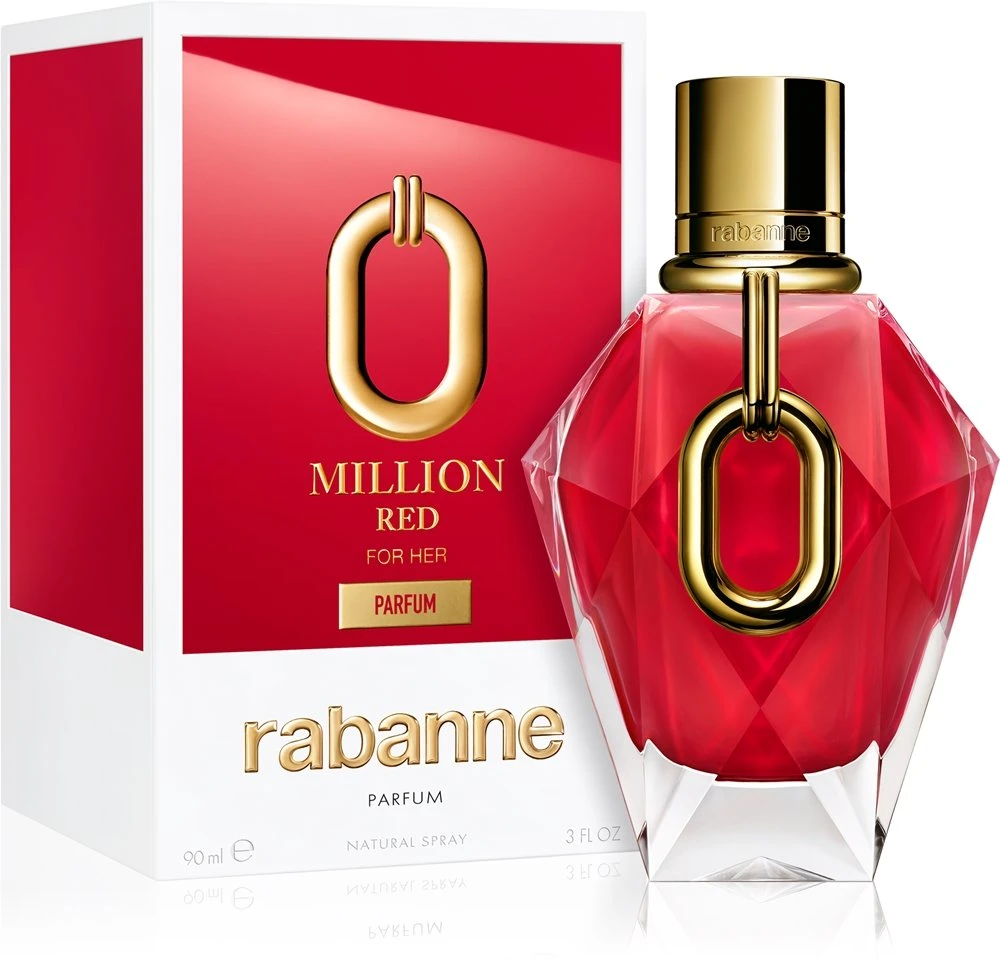 Paco Rabanne Rabanne Million Raudona For Her Parfum Purškiklis 90ml