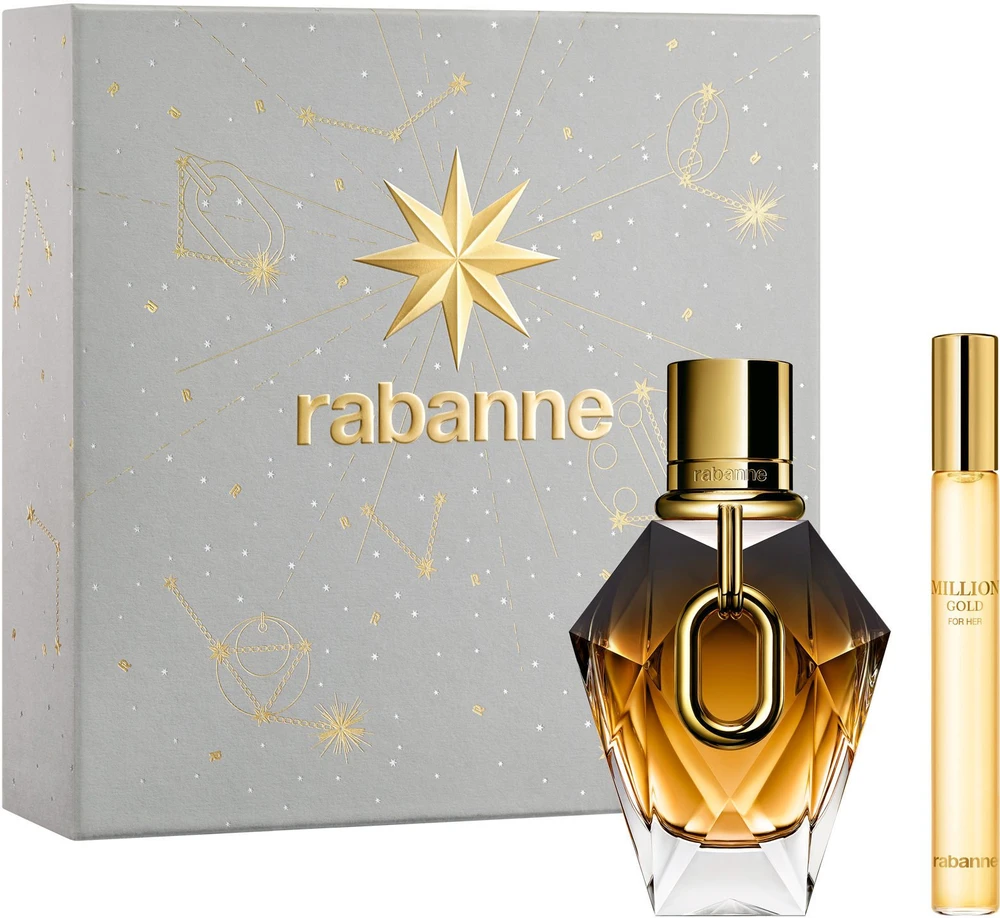 Paco Rabanne Rinkinys Million Gold For Her Parfum woda perfumowana 50ml + woda perfumowana 10ml