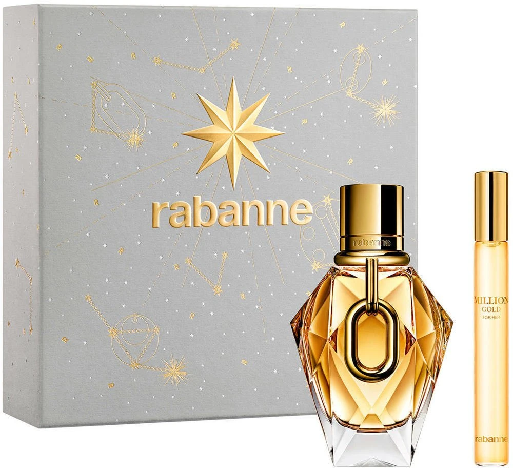 Paco Rabanne Rinkinys Paco Rabanne Million Gold For Her Parfum 50ml + EDP 10ml