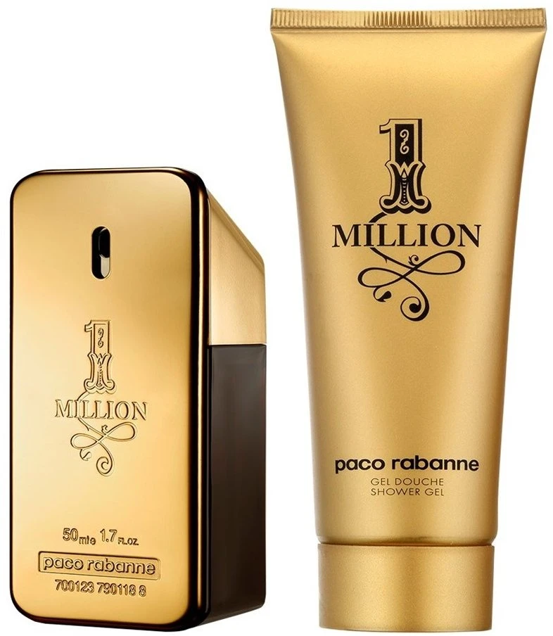 Paco Rabanne 1 Million rinkinys vyrams (kvepalai EDT, 50 ml + dušo želė, 100 ml)