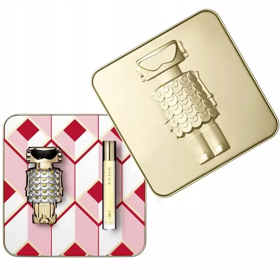 Set Paco Rabanne: Fame Eau De Parfum For Women, 80 ml + Fame Eau De Parfum For Women, 10 ml