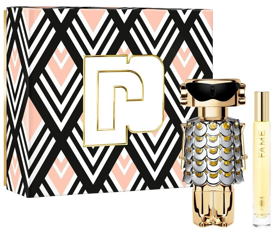 Set Paco Rabanne: Fame Eau De Parfum For Women, 80 ml + Fame Eau De Parfum For Women, 10 ml