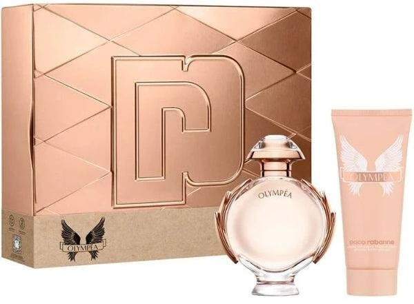 Set Paco Rabanne: Olympea Eau De Parfum For Women, 50 ml + Olympea Hydrating Losjonas kūnui, 75 ml