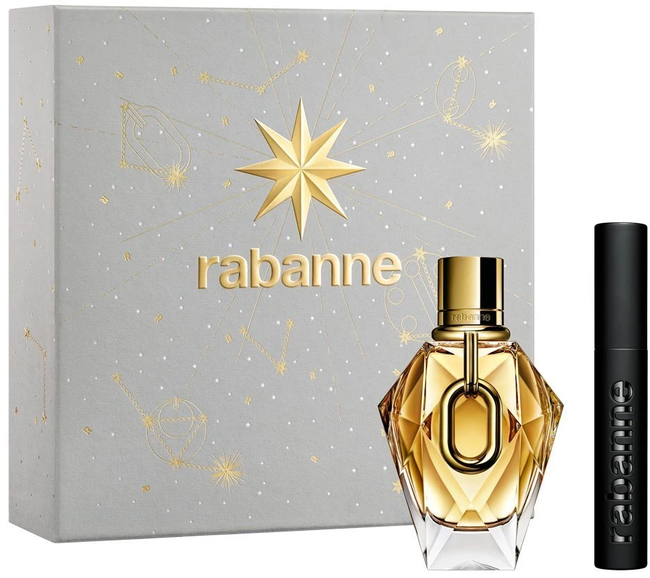 Paco Rabanne Million Gold EDP rinkinys moterims (EDP 90 ml + Rockstar Blakstienų tušas 8 ml)