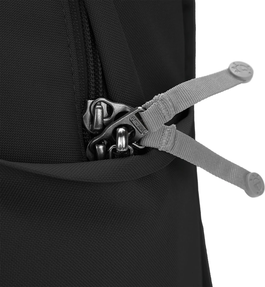Pacsafe „Go 15 l“ apsauga nuo vagysčių miesto kuprinė – juoda