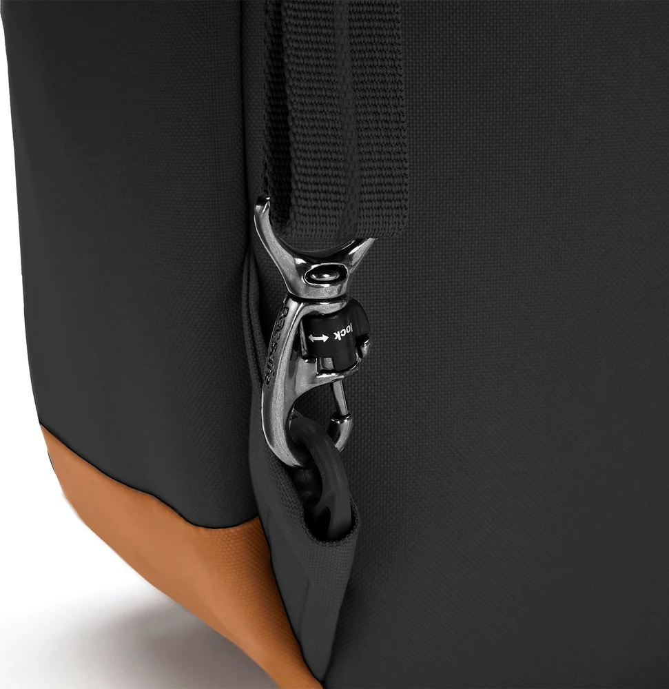 Pacsafe „Go 15 l“ apsauga nuo vagysčių miesto kuprinė – juoda
