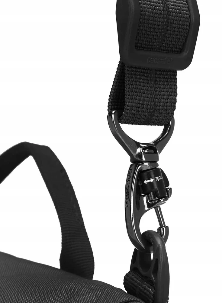 Pacsafe GO Saddle Crossbody juoda