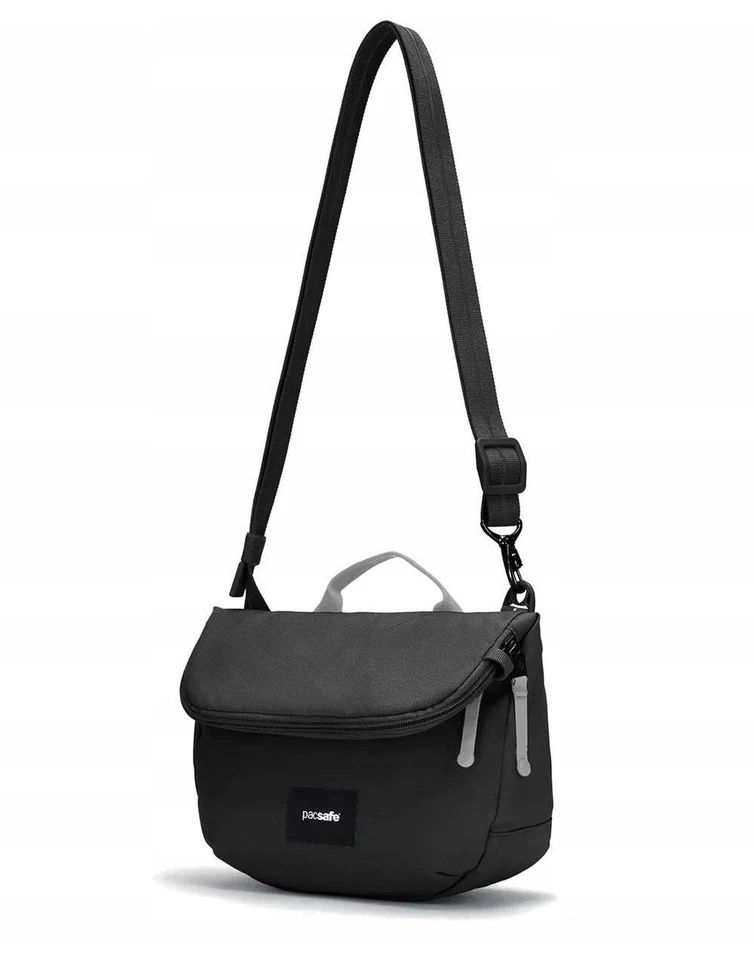 Pacsafe GO Saddle Crossbody juoda